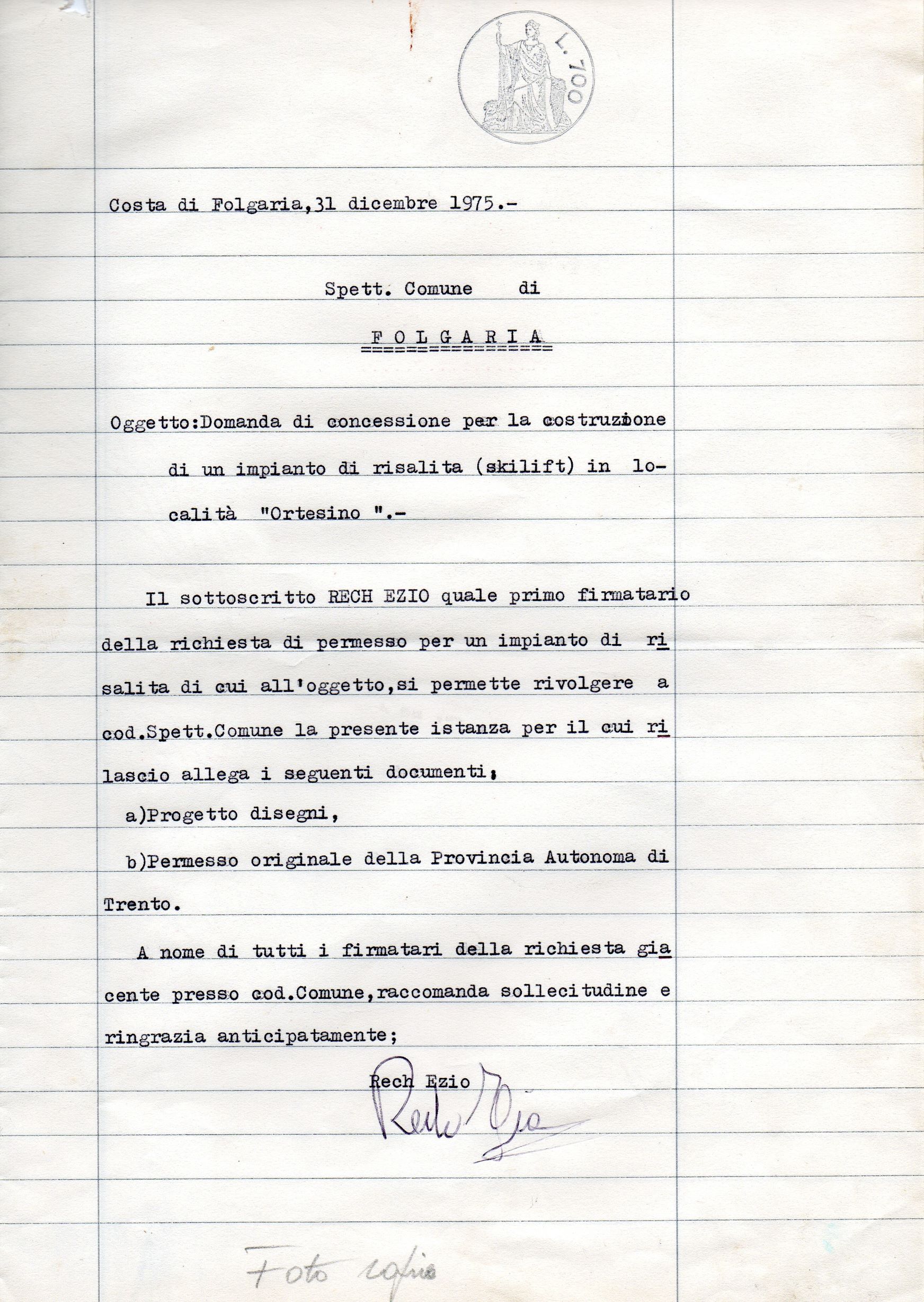 Projects filed 31/12/1975