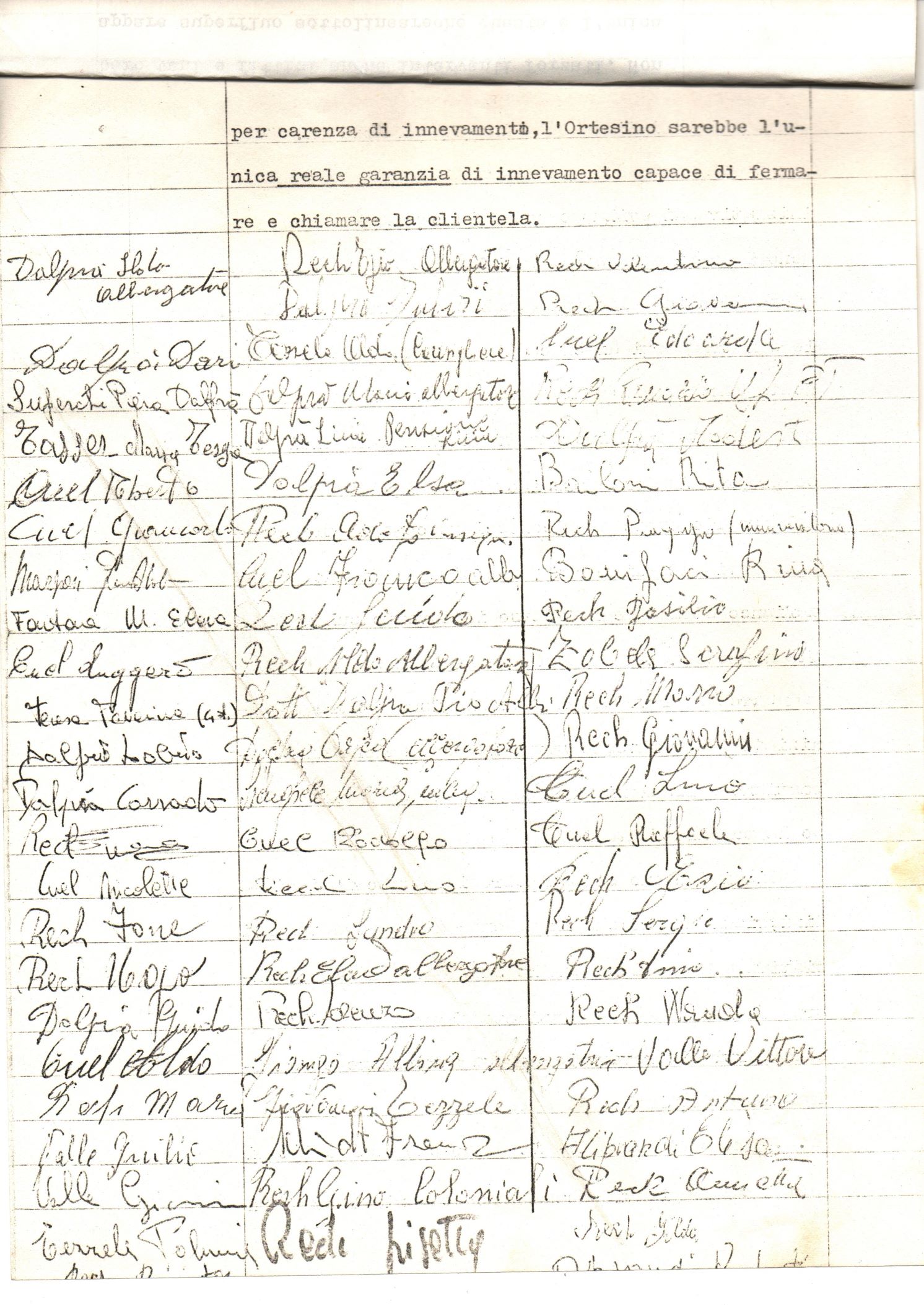 Lettera comitato S. Sebastiano